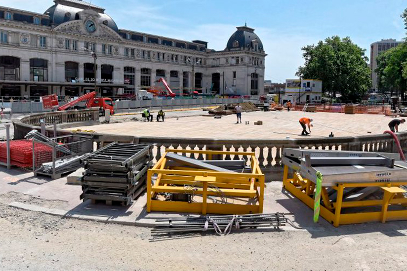 Chantier gare Matabiau Toulouse